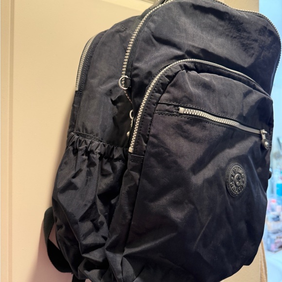 Kipling navy blue backpack - Picture 3 of 8